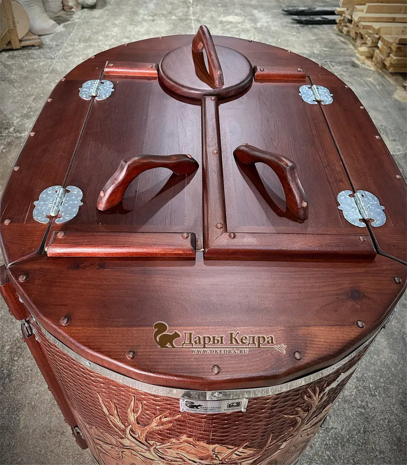 Кедровая бочка (фитобочка) «Лесной Олень»