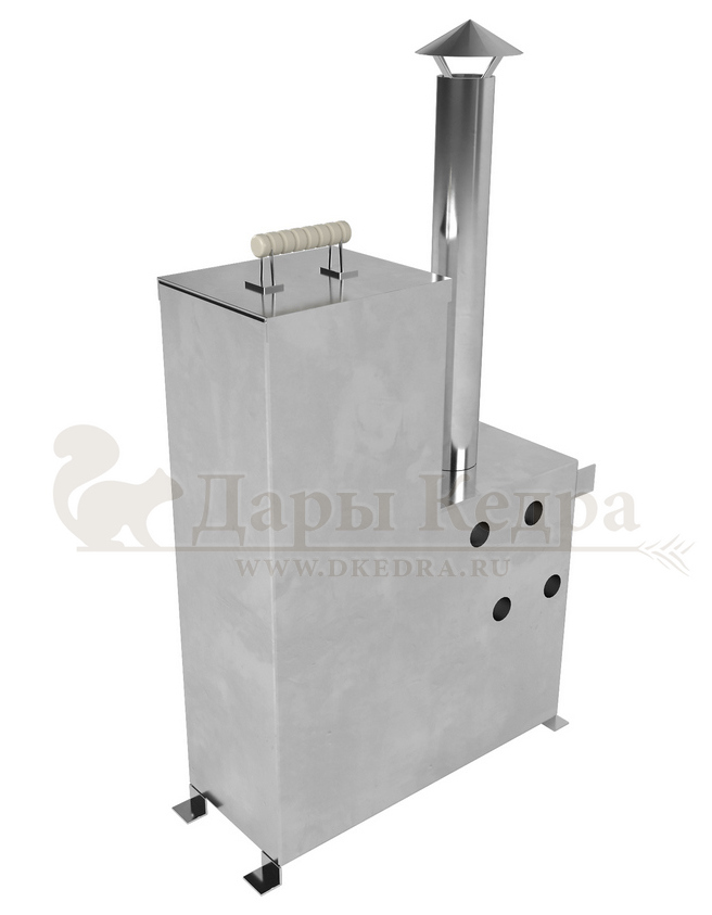 Печь погружная для купели фурако с дровяным отоплением (с циркуляционными отверстиями)